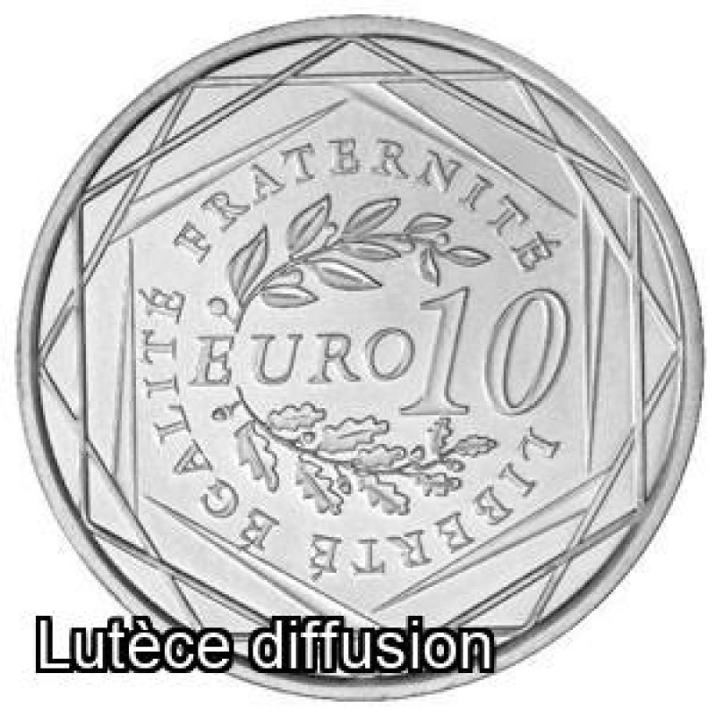 France 2009 - 10 euros argent Semeuse (ref312946)