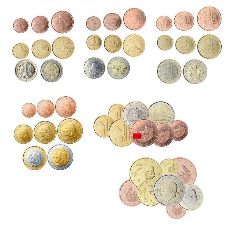 30 séries complètes de 1 centime à 2 euro (Ref324198)