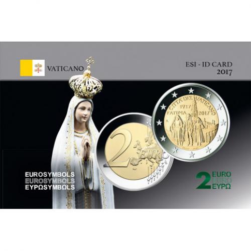 Vatican 2017 Fatima - Carte commémorative (ref48476)