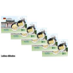 LOT DE 5 Allemagne 2019 - Carte commémorative (ref100815)